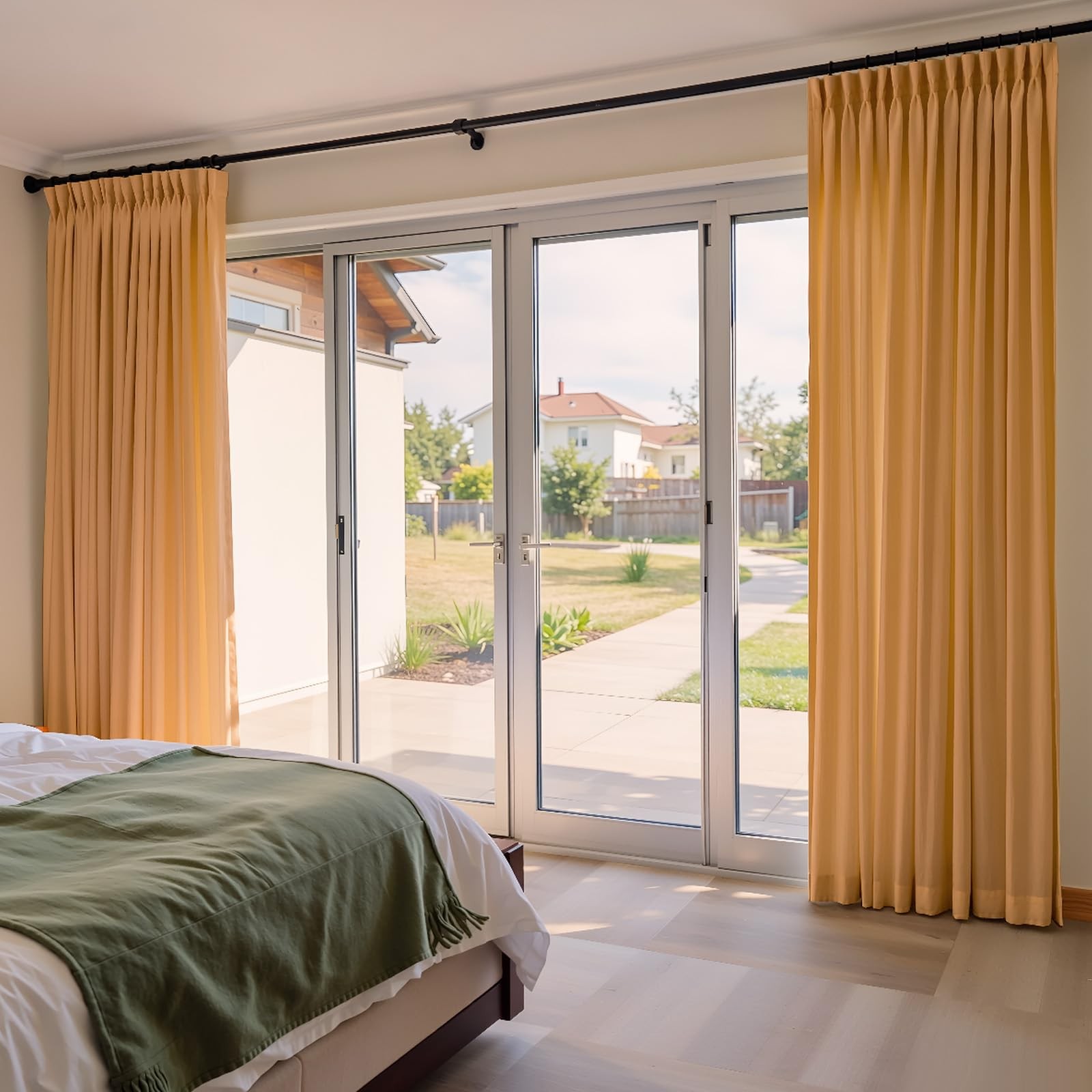 Makefeile Pinch Pleated Curtains Blackout Two Pages Pinch Pleated Drapes For