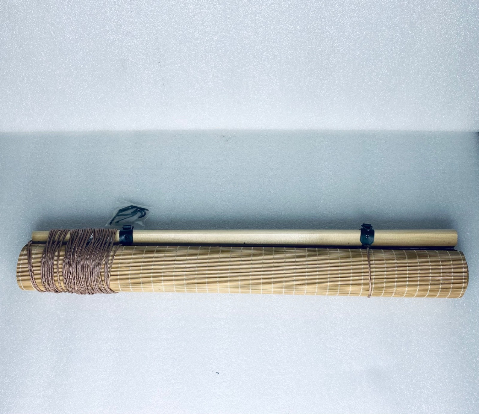open Box – Xiuxiu Bamboo Window Roll Up Blind Shade, (24″ W x 74″ L) – (READ)