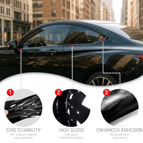 Side Window Trim Chrome Delete fit for 2017 2018 2019 2020 2021 Infiniti Q60