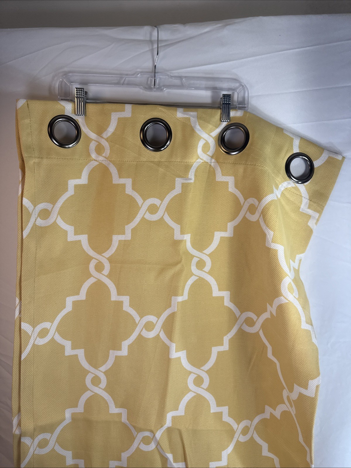 Lot Of 6 Madison Park Yellow Window Panel Curtain 50in x 96in Yellow Grommet