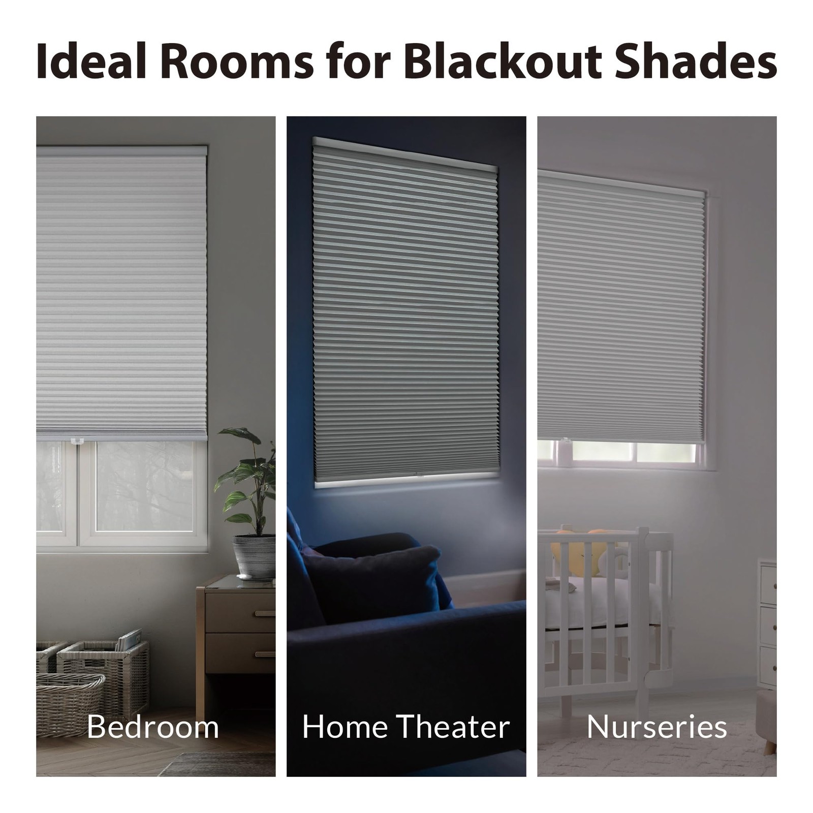 Dez Furnishings Cordless 1.5 Blackout Cellular Shade Energy Saver 20.5 W X 48 H