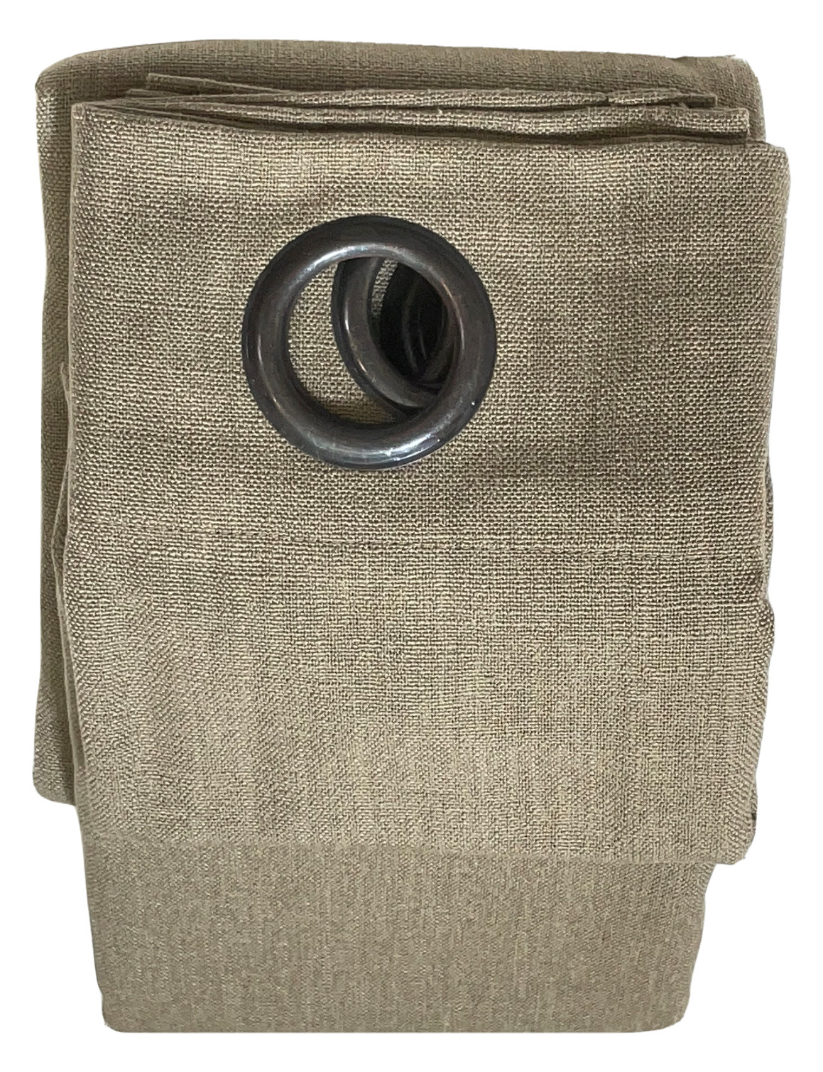 Allen + Roth Whinfell Panel 52″ x 84″ Camel Cotton Linen Poly Grommet # 0569000