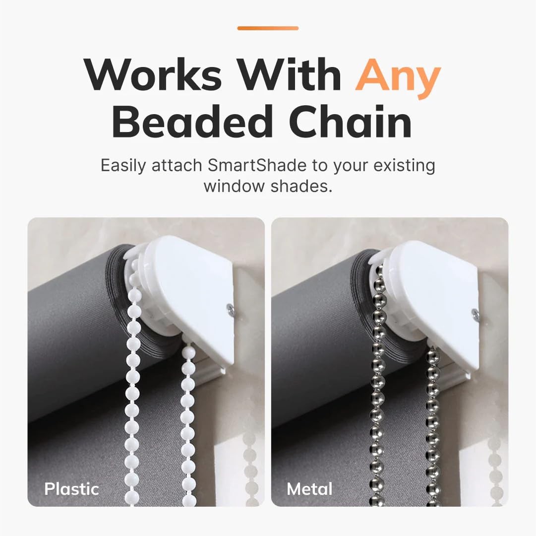 SmartShade & Wired Plug | Retrofit & Upgrade Existing Beaded Blinds | Convert…