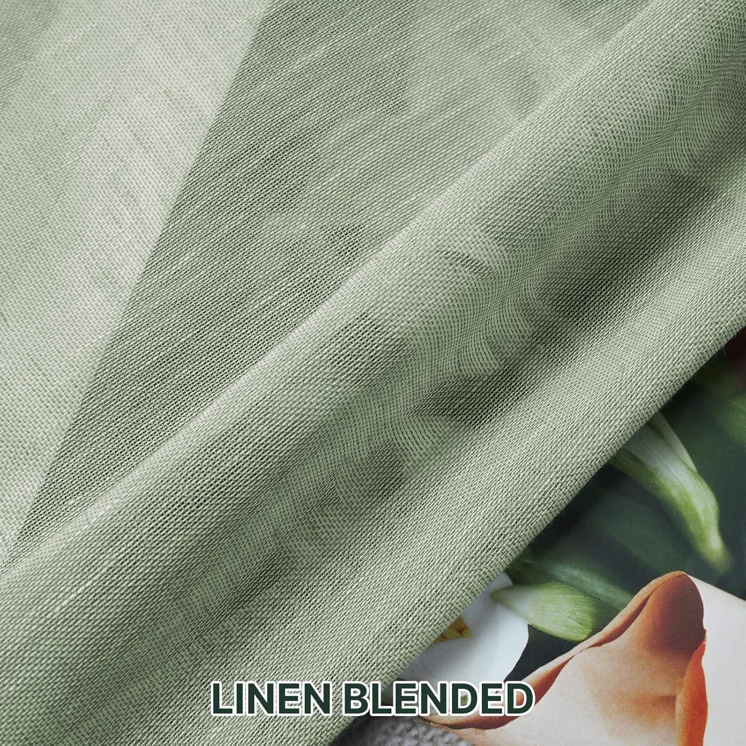 Sidelight Curtains for Front Door, Privacy Semi Sheer Curtains for French Doors