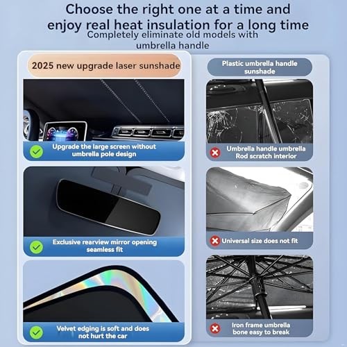 for KIA Telluride Windshield Sun Shade – Foldable For KIA Telluride 2020-2024