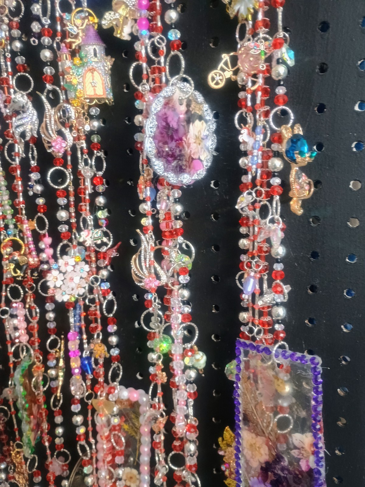 Crystal Curtains, Kool Kat, Loaded With Charms, Set Of 6