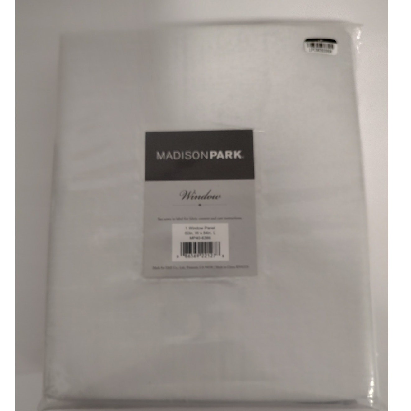 Madison Park Off-White 50″ x 84″ Polyester Twisted Tab Blackout Panel