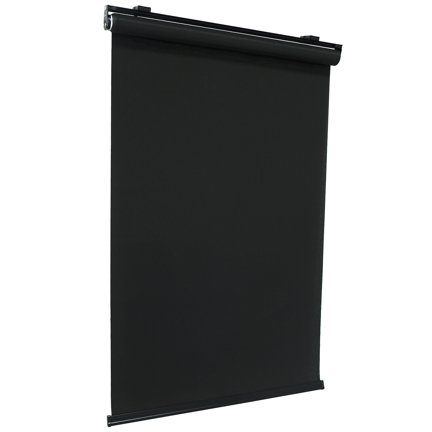 Black 40″x72″ Cordless Blackout Roller Shades Window Blinds Waterproof Insulated