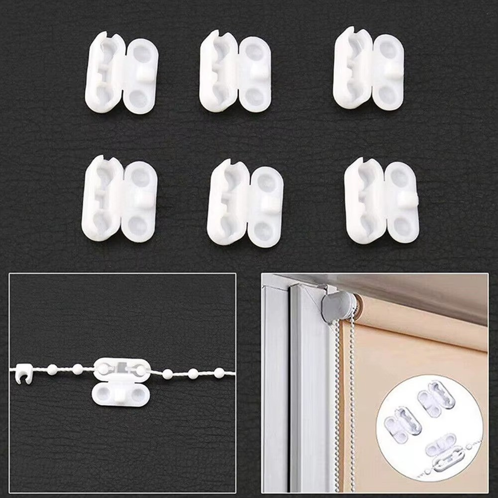 10pcs Blind Pull Cord Connector Clips – Plastic Chain Joiners for Roller, Roman