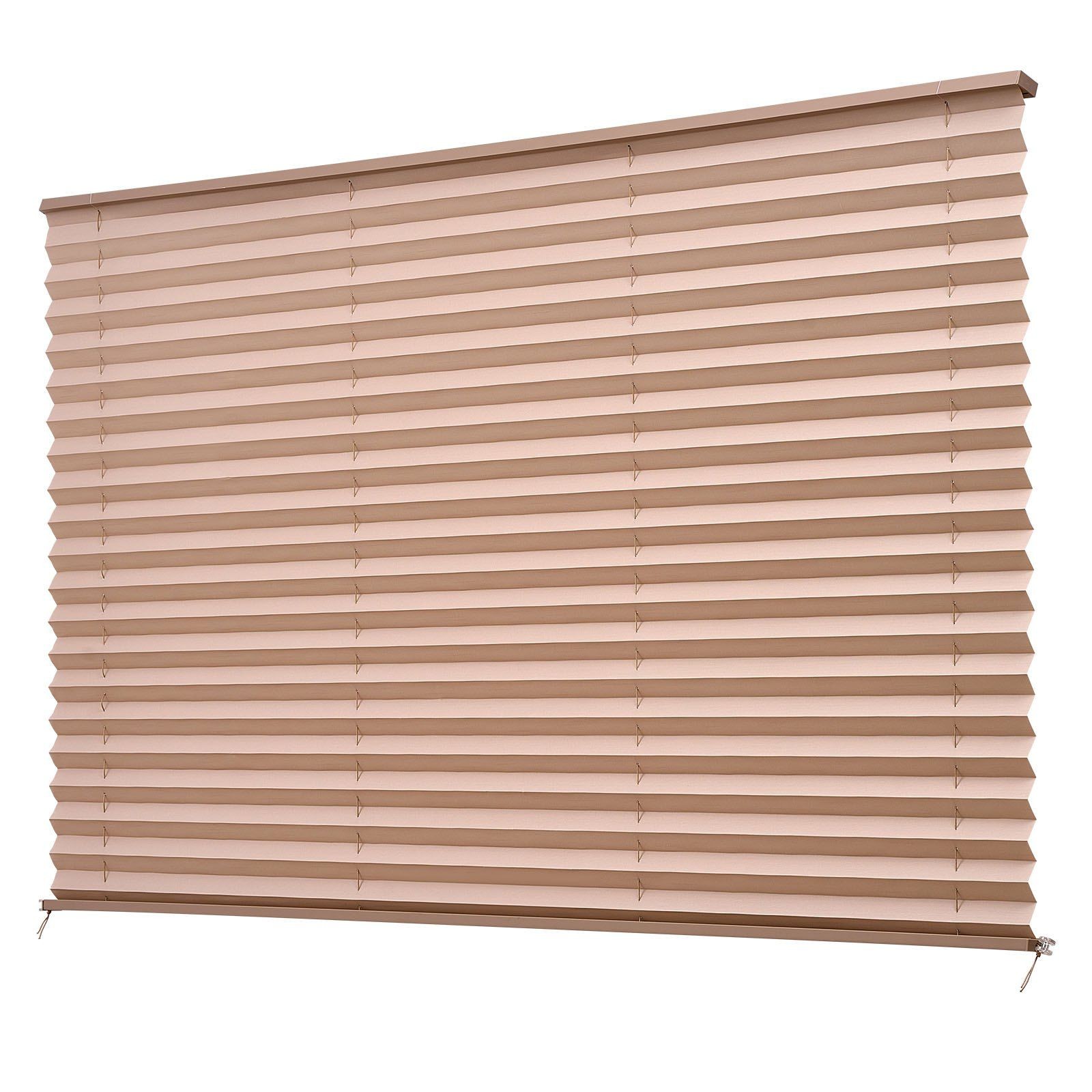 62x32in Camper Window Shade, High-Density Polyester, Cappuccino