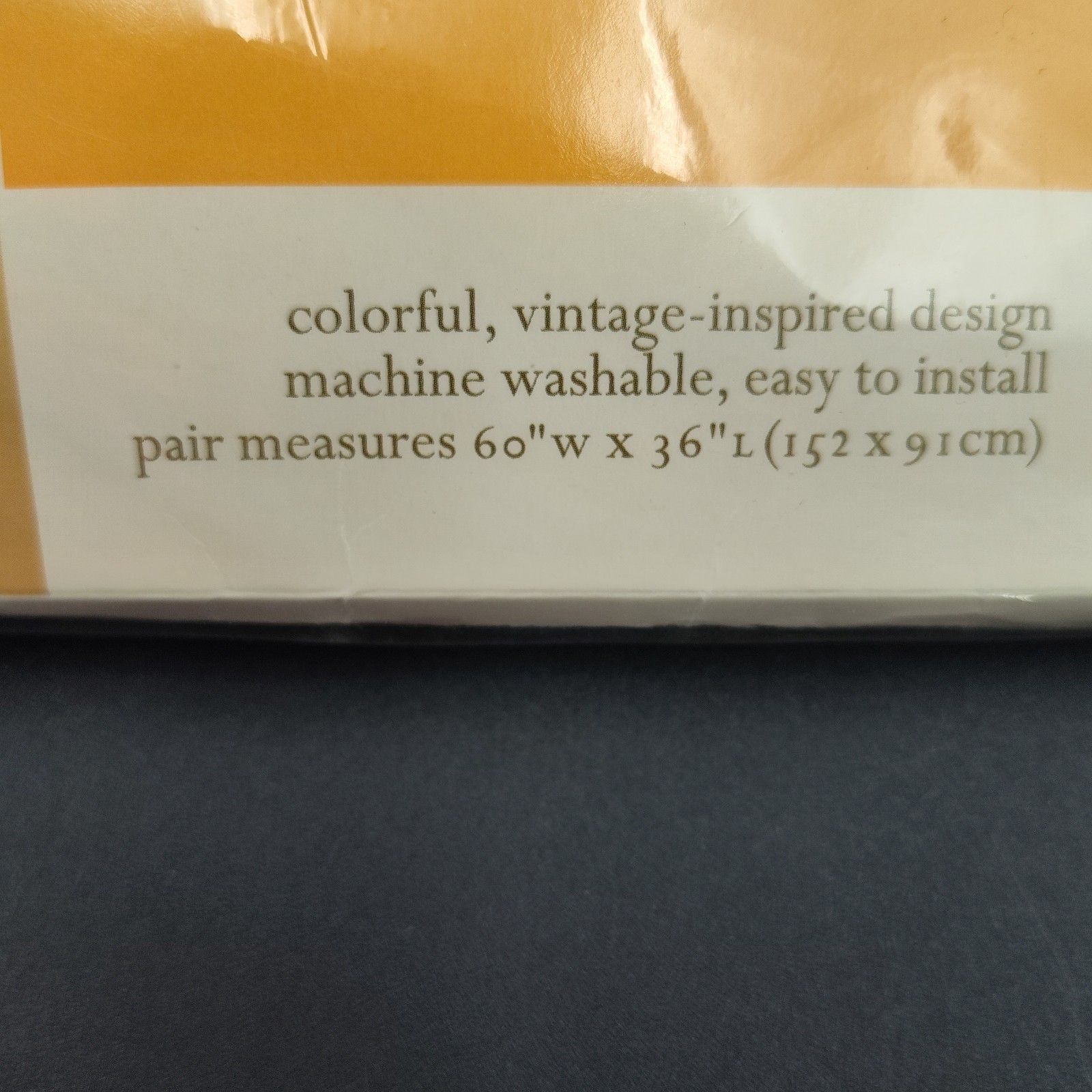 ✅Set-2 Cafe Curtains Martha Stewart Small Window 60″X12.5″ Top & 60″X36″ Lower👀