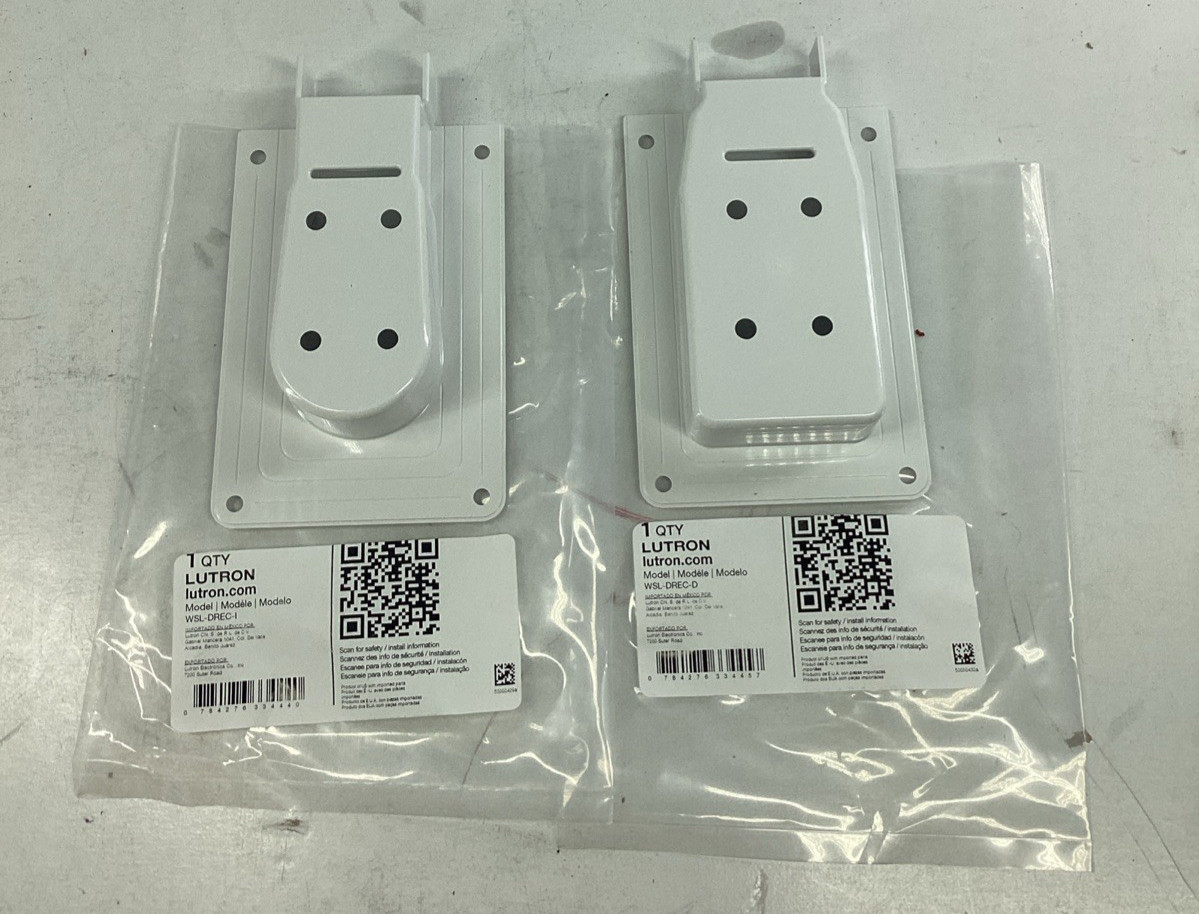 8x Lutron Win-Drec-Ends Drapery Recessed System End Caps 2 Piece/Pack