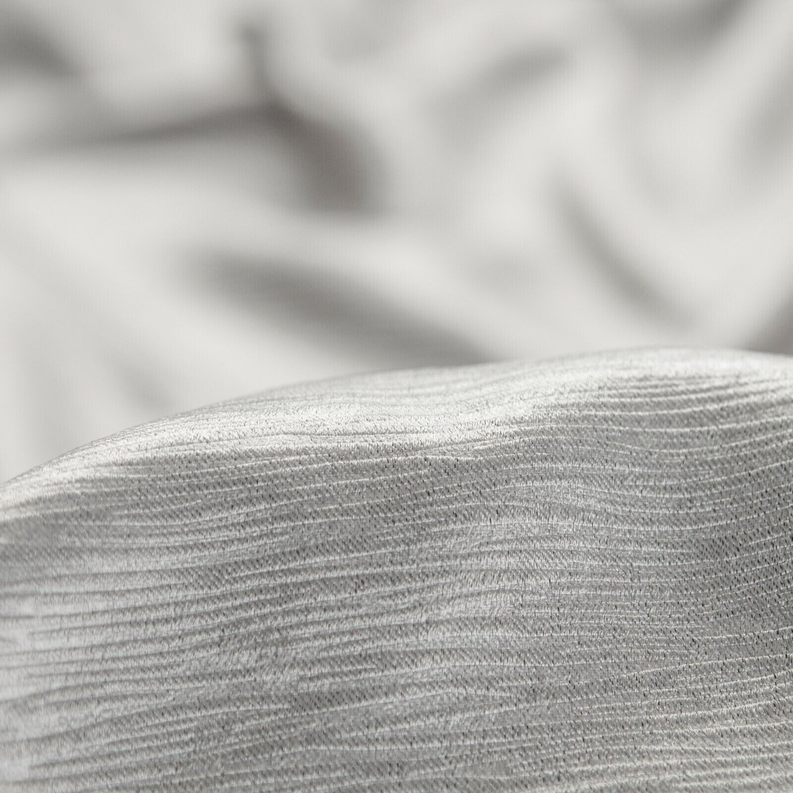 Chanasya 2 Panel Solid Embossed Elegant Texture Curtains 52 x 96 Grey Silver