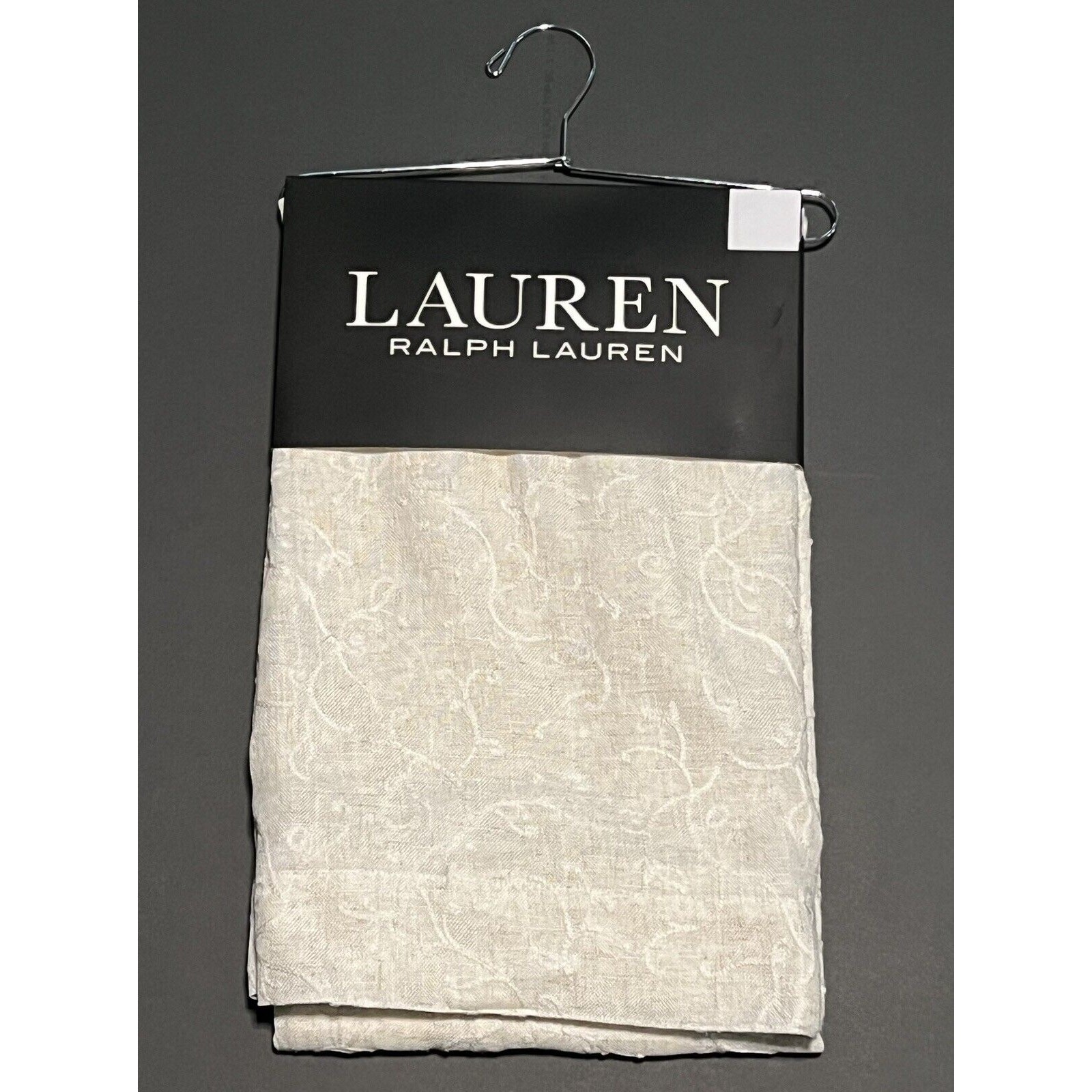 2 Ralph Lauren Fallbrook Curtain Panels 54 x 96” 2 Panels Window 5% Linen