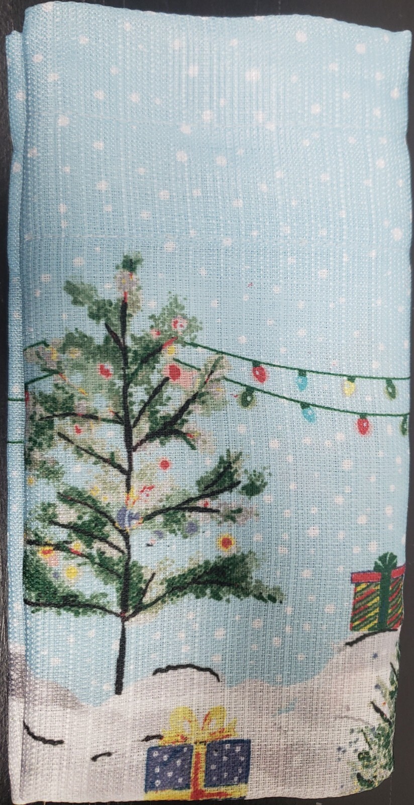 1 Fabric Printed Kitchen Valance(54×14″)CHRISTMAS,SNOWMEN,HOLIDAY WONDERLAND,Lic