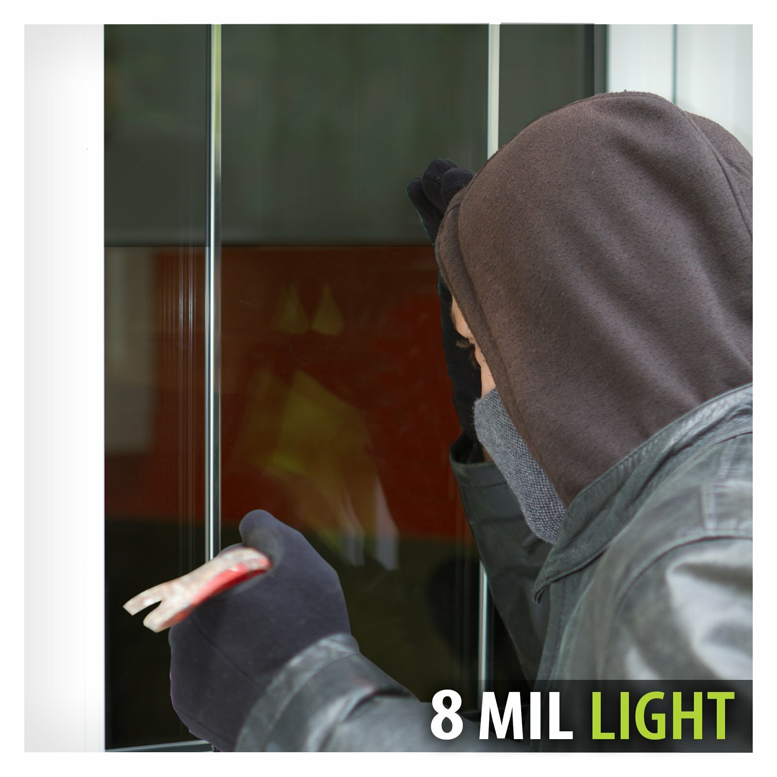 BDF S8MB50 WIndow Film Security and Sun Control 8 Mil Black 50 (Light)