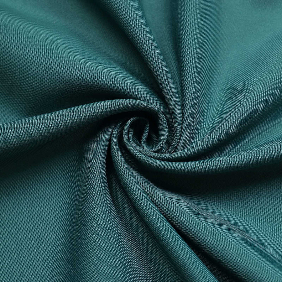 TEAL 2 Drapery Panels 8 ft Polyester Backdrop CURTAINS Rod Pockets Party Events