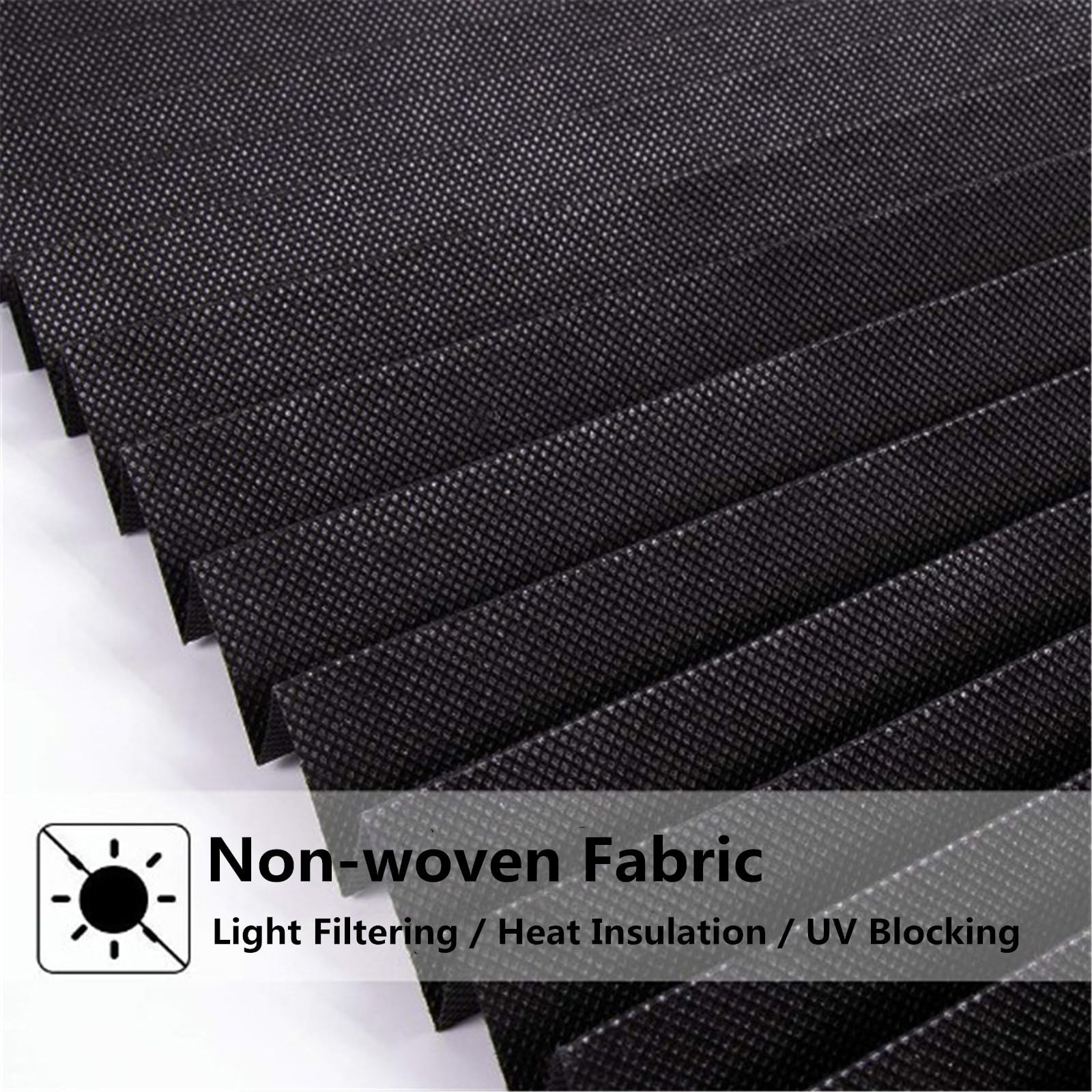 Arch Window Shade Radius 18 inch Half Circle Arched Non-Woven Stick on Cut to…