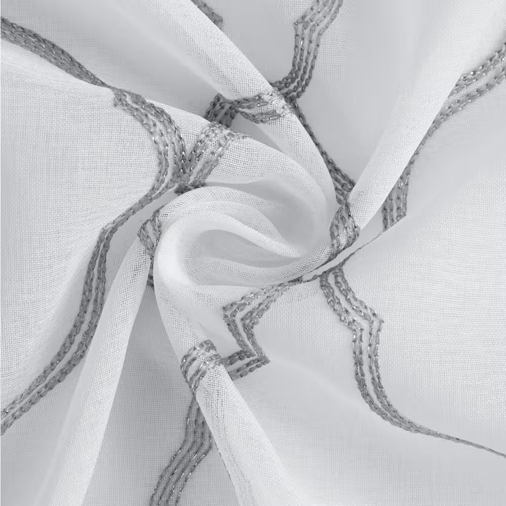 Springfield Contemporary 3D Embroidered Designed with Lurex 54″ X 84″ Single Win