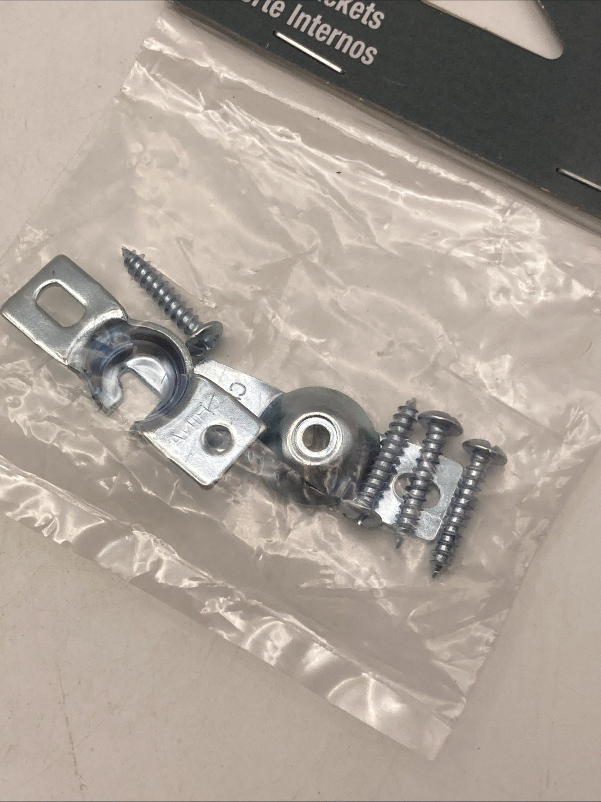 Window Images Roller Shade Brackets Inside Window Frame Mount w/ Screws Lot of 2