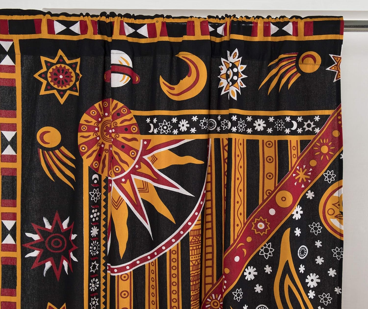 Handmade Indian Mandala Bohemian Window Curtains Gypsy Style Indian Home Decor