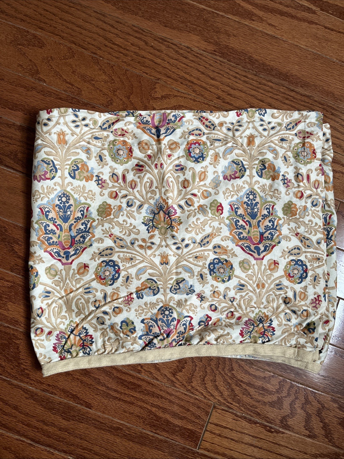 Chaps Ralph Lauren Marrakesh Valance 76 x 16 100% cotton Gold Blue