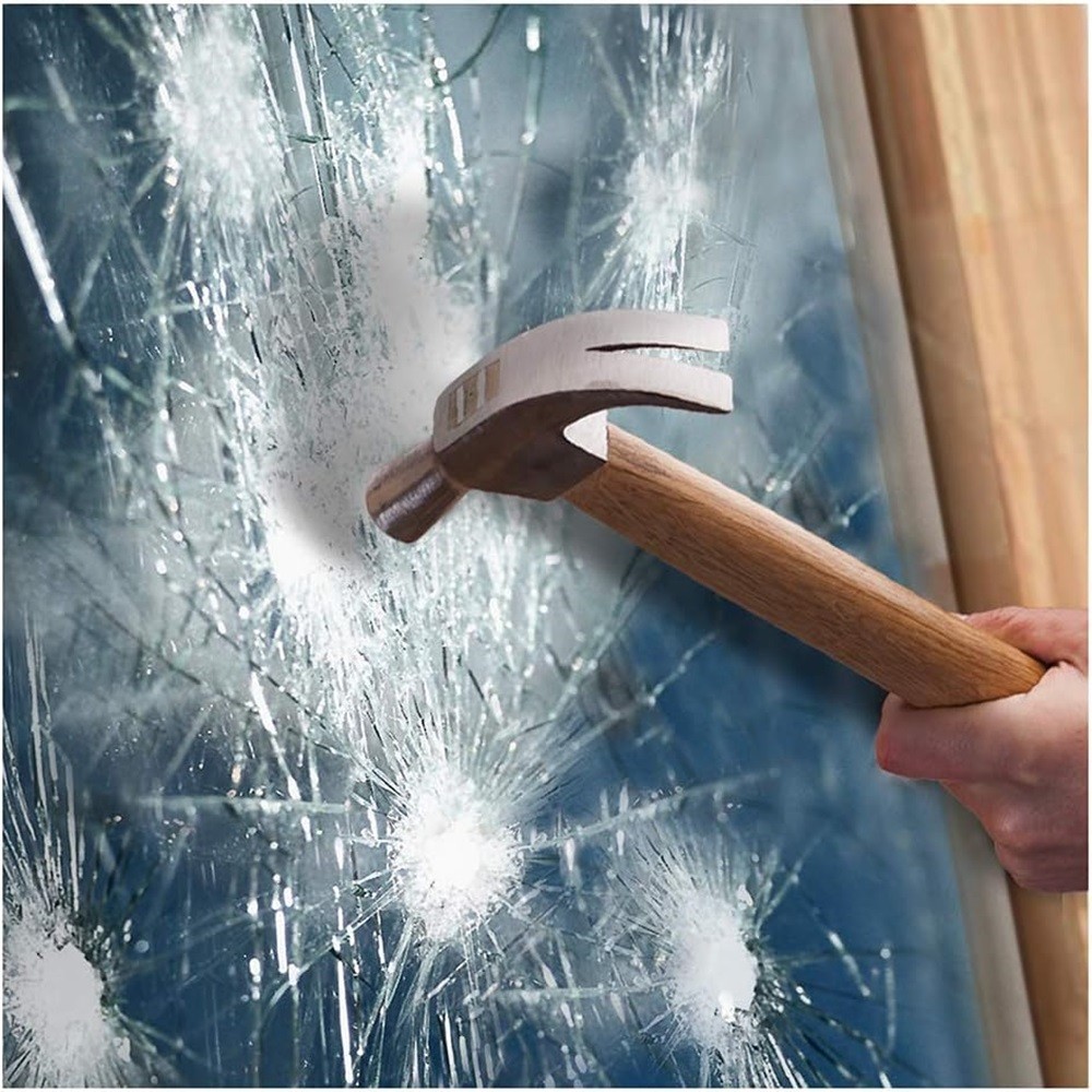 4 Mil Clear 24″x16.4′ Security Window Film Self-Adhesive Glass Shatterproof Film