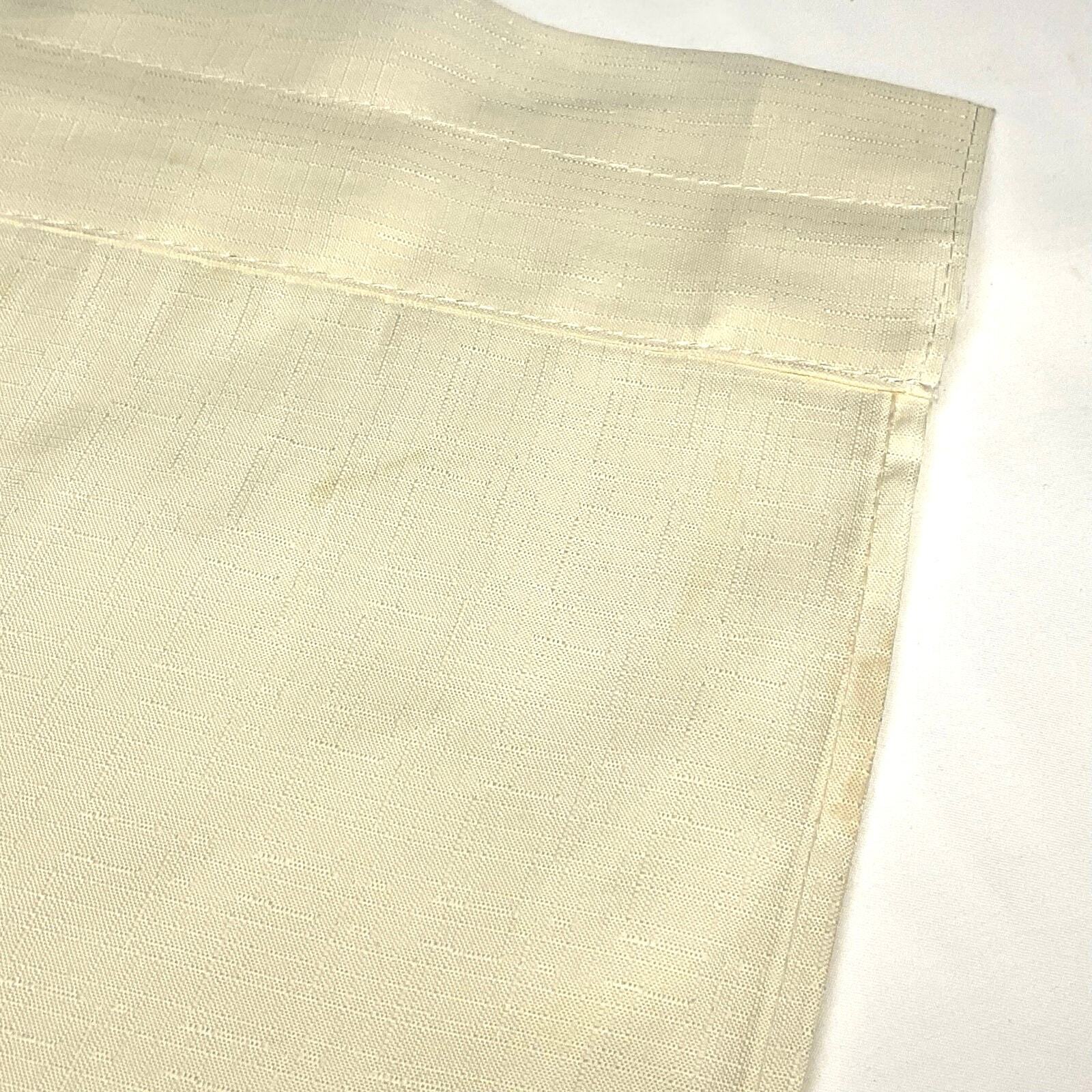 Embroidered Sequined Rooster Cafe Curtain Scalloped Hem Rod Pocket Country Glam