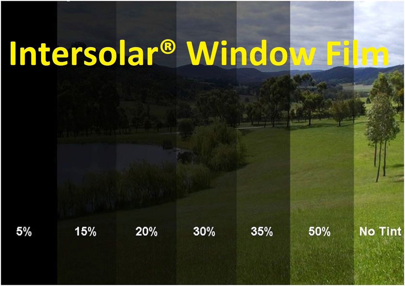 Uncut Roll Window Tint Film 2 ply Intersolar® Professional Material