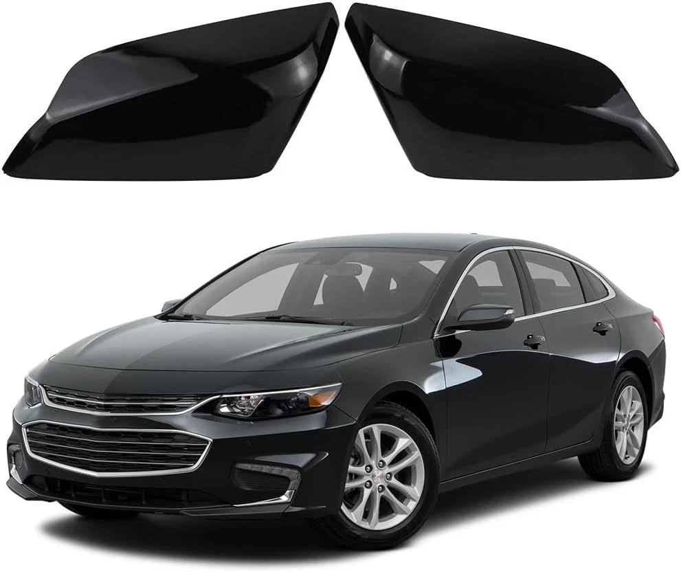 Side Mirror Cover Cap Compatible with Chevrolet Malibu 2016-2024 Replaces Drive