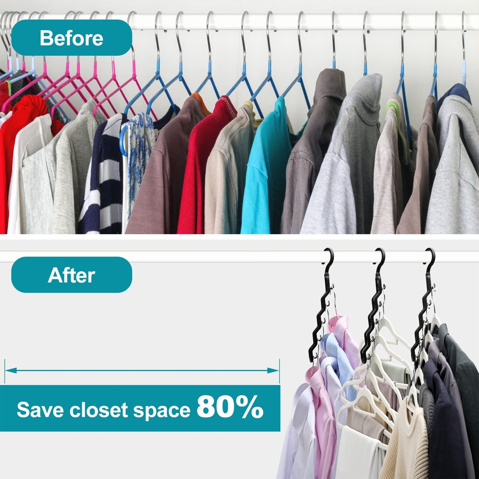 Closet Organizers and Storage,Upgraded Organization and Storage Clothes Hange…