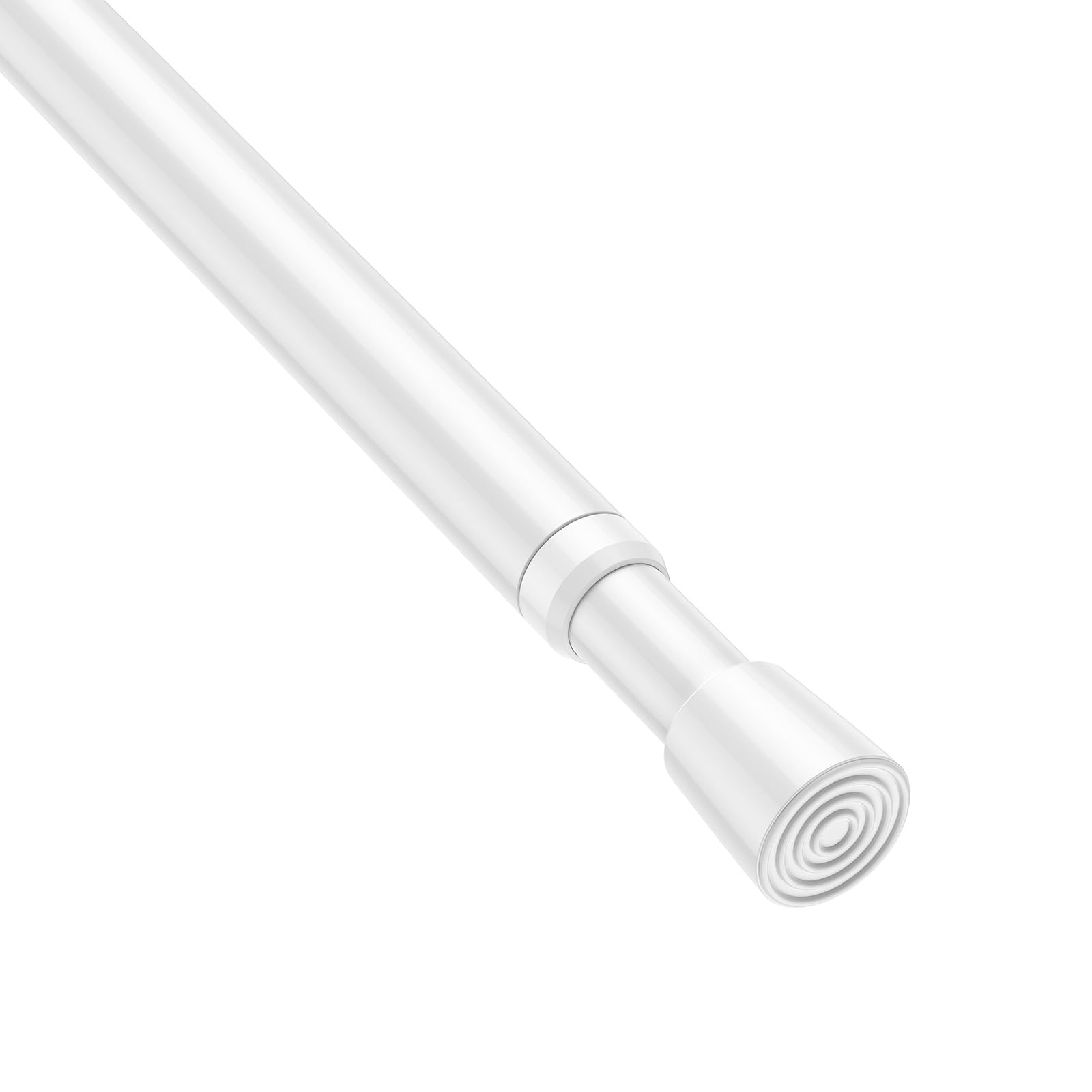 1 Pack Spring Tension Rods 33-59 Inches, 5/8 Inch Diameter White No Drill Spr…