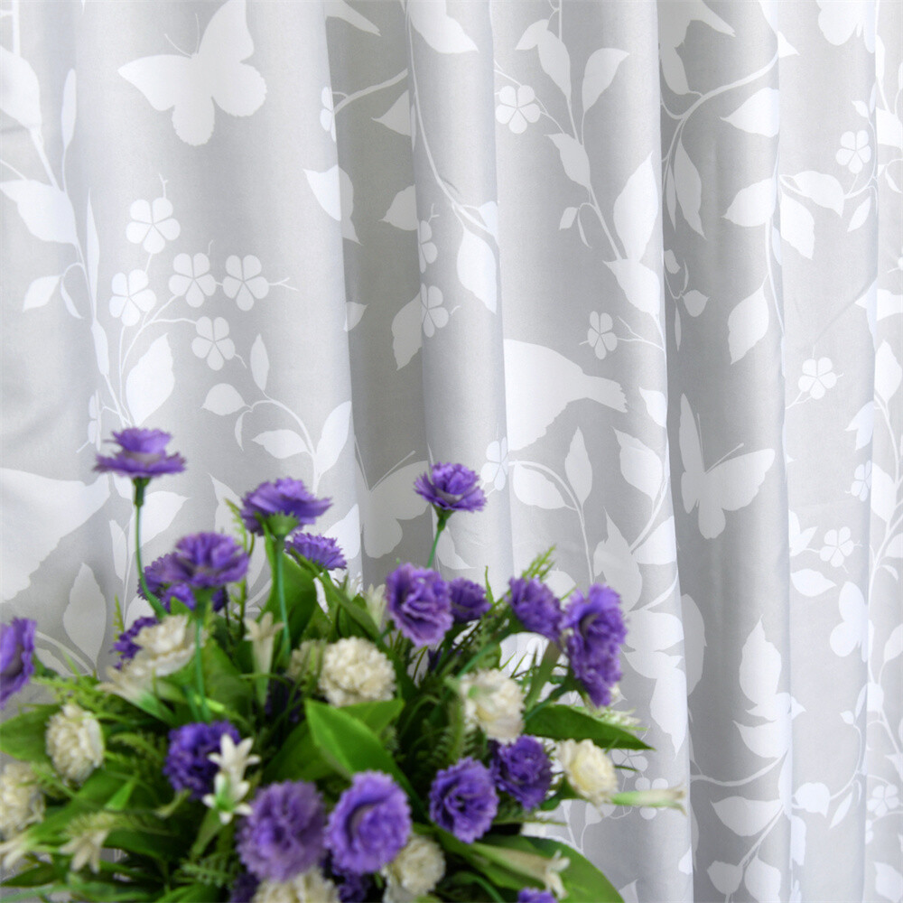 Birdsong Curtains Room Darkening Window Panel Set for Living Dining Bedroom Pair