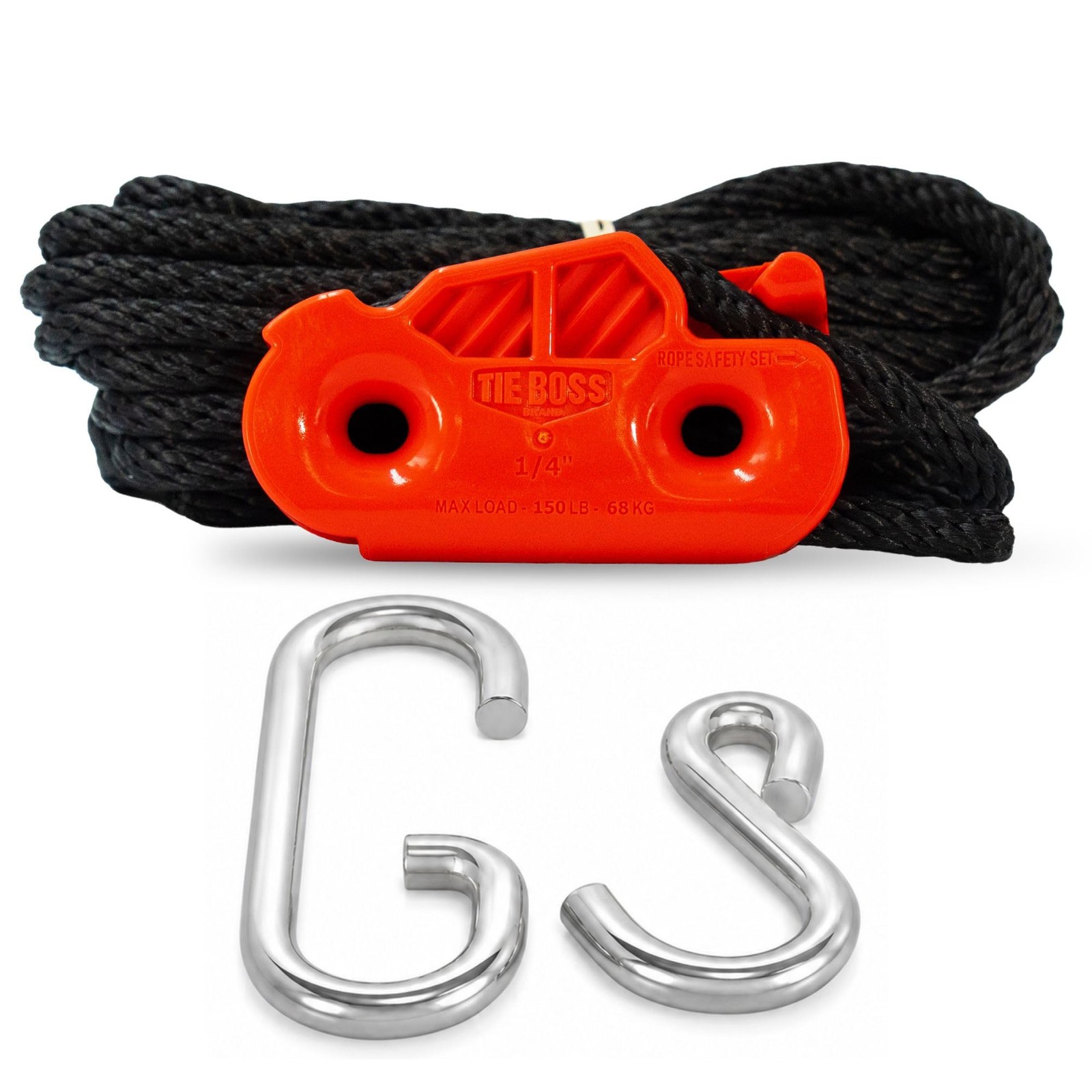 – 1/4 Inch, Medium Duty, (150 lbs Working Load Limit), Weather Resistant, Tie…