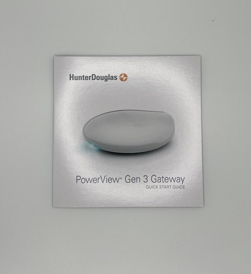 Hunter Douglas PowerView NEW Gen 3 Automation Gateway Hub in Box