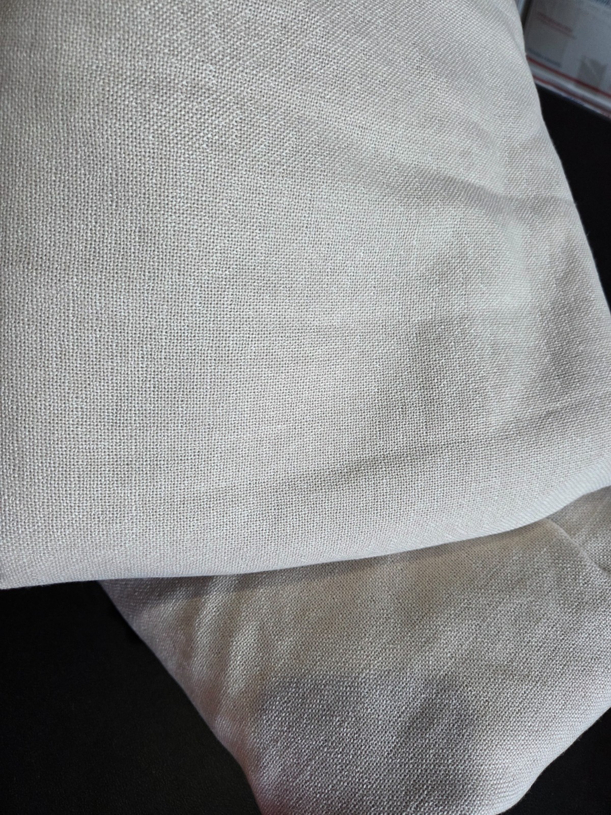 2 Pcs Threshold 50″x 84″ Blackout Aruba Window Curtain Panel Natural Solid Beige