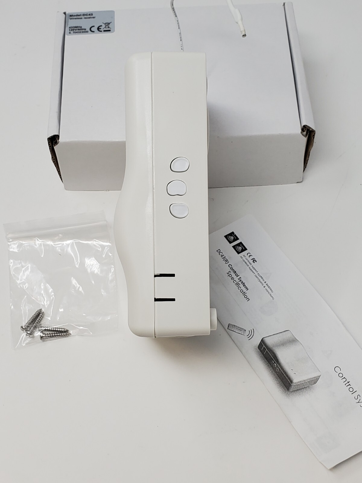 Wireless Receiver for Tubular Motor