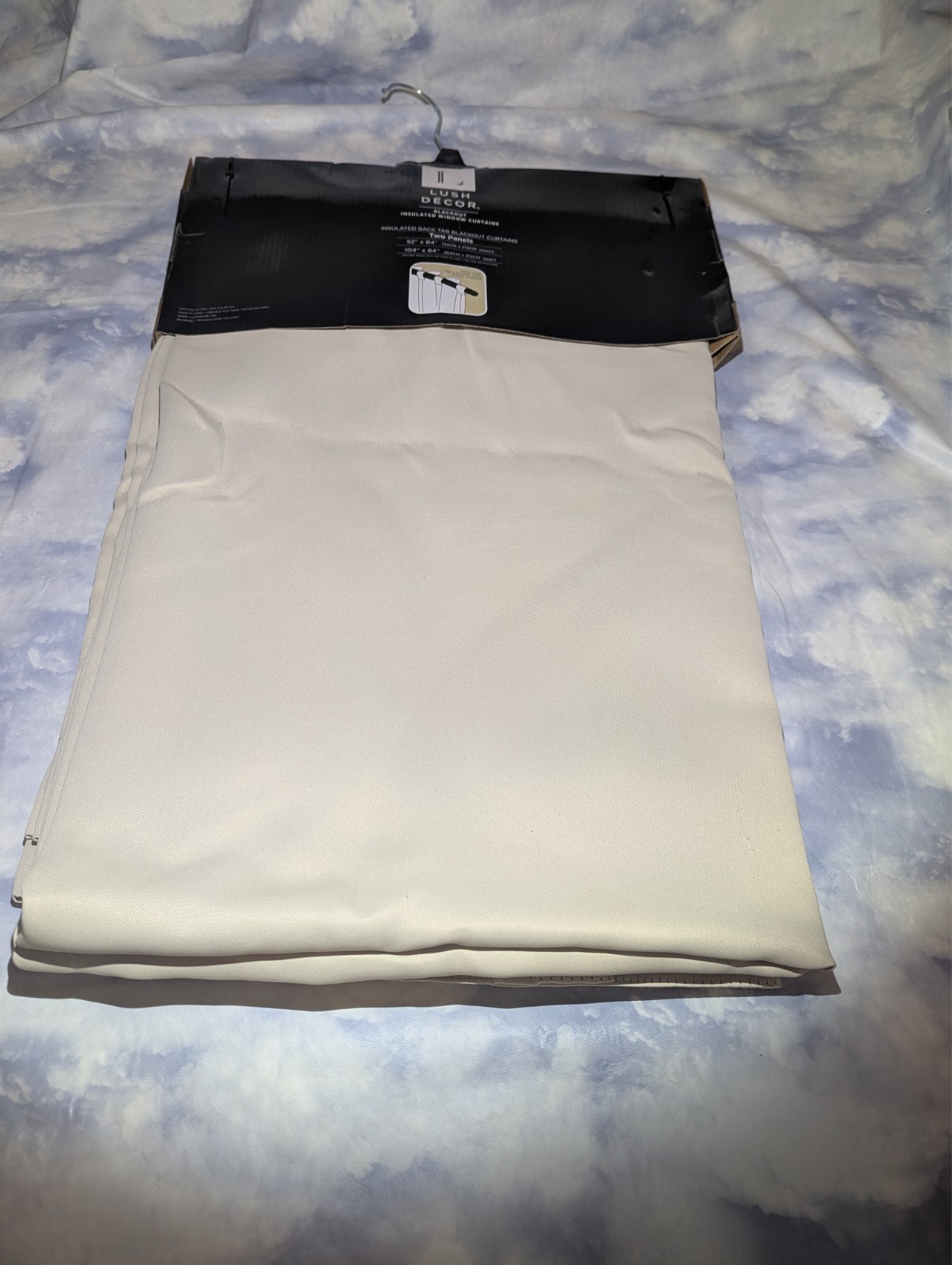 Lush Decor Blackout Insulated 2-Panel Set Beige Window Curtains 52×84 each