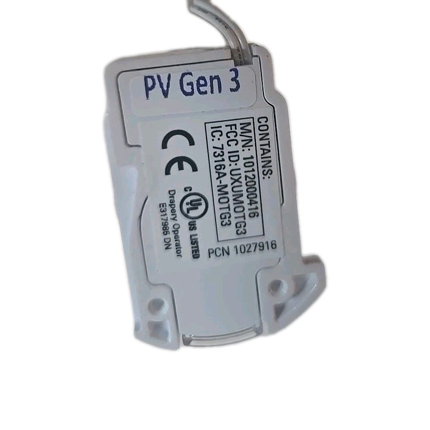 H Douglas PowerView Gen 3Motor 1016000022 w/Rechargeable BatteryWand & Brackets
