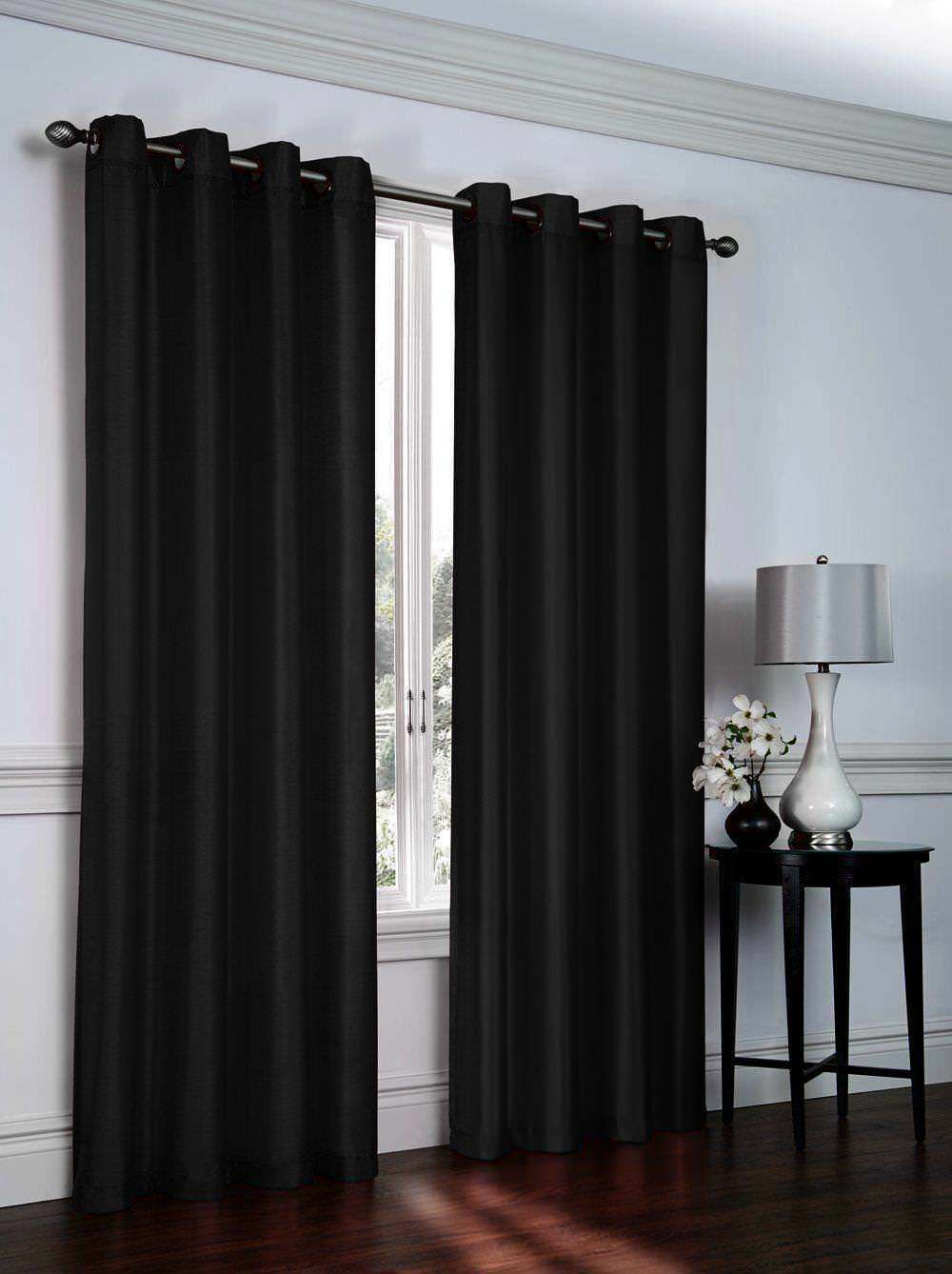 1-Panel Curtains Blackout Room Darkening Grommet 54×95″ each Panel US SELLER