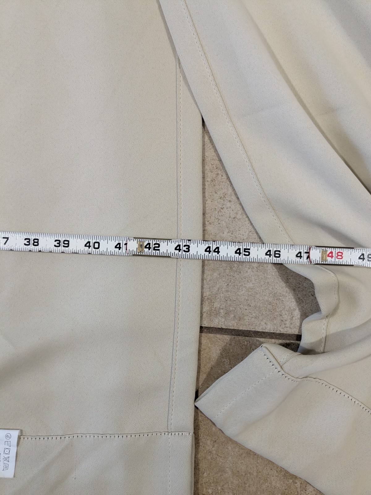 BGment Thermal Insulated Blackout Curtain Panels 52″ Ivory White Khaki 2 Curtain