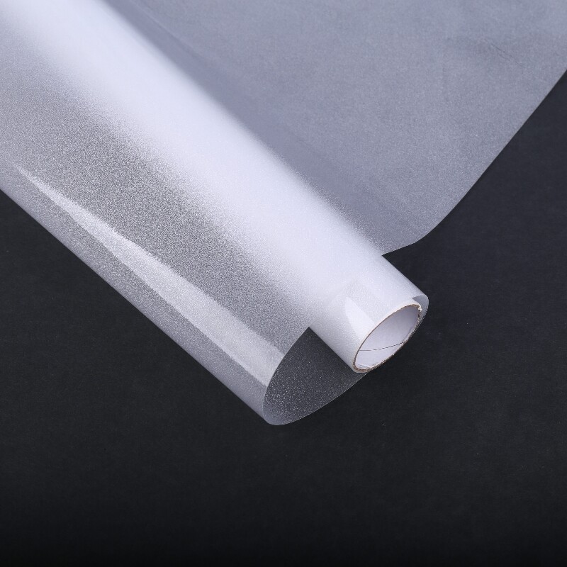 Frosted Privacy Opaque Window Film Self-adhesive White Pure Glass Sticker Tint [