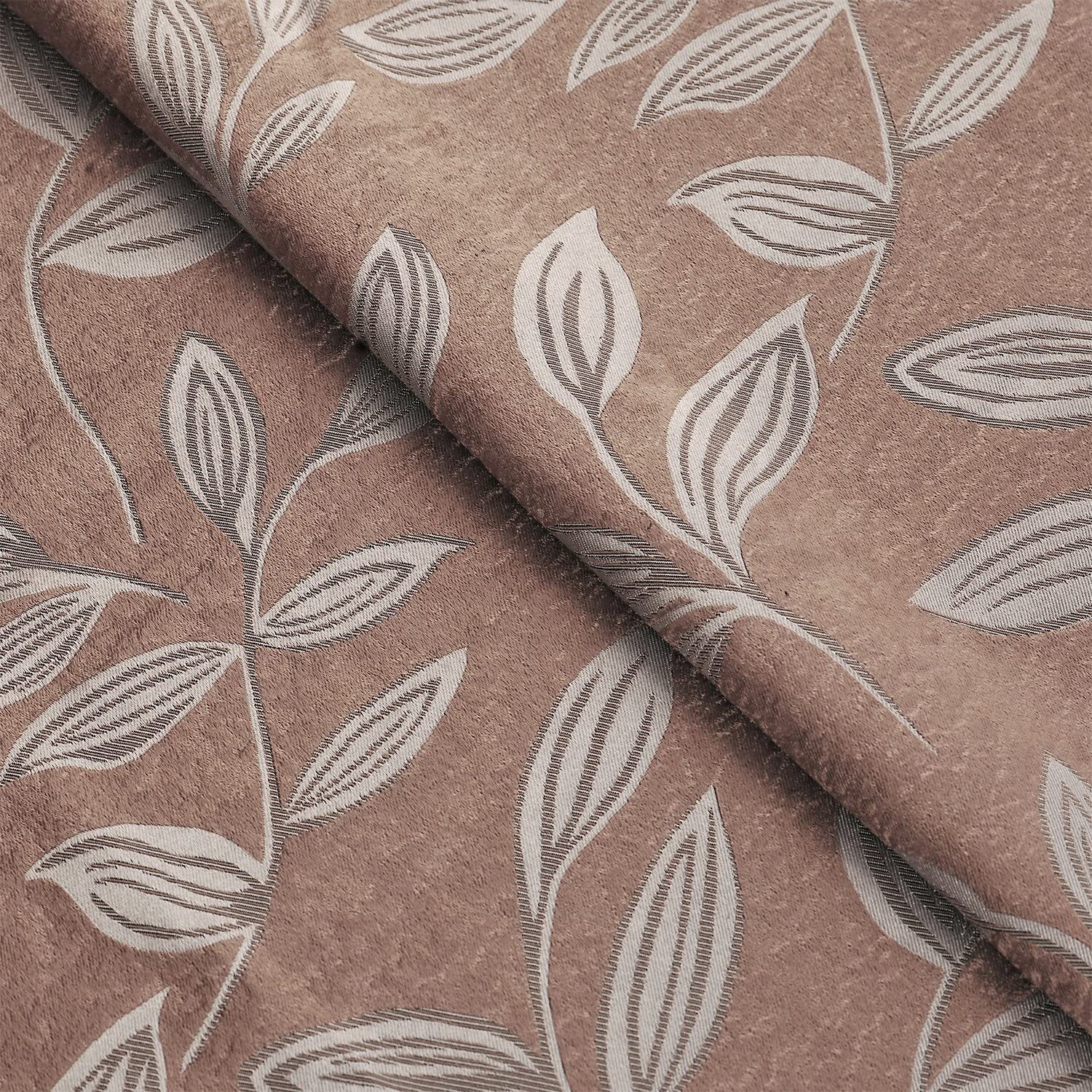 Set 2 Rose Pink Leaves Curtains Panels Drapes Pair 63 84 96 108 in L Darkening
