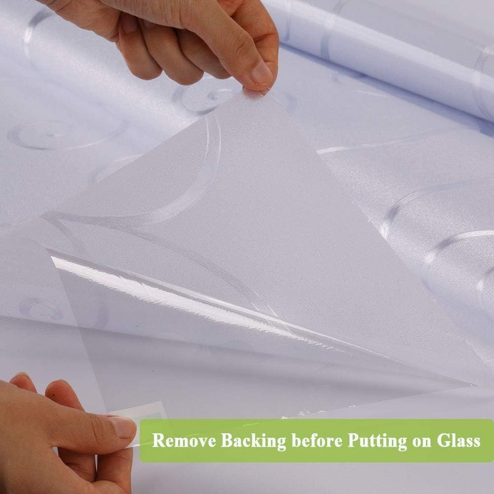 Transform Your Space with 3D Flower Window Film – Privacy & Light, 35” x 118”
