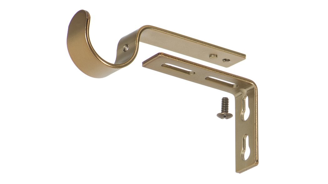 Adjustable Brackets for Curtain Rods – for 1 or 1 1/8 Inch Rods. Set of 2 – W…