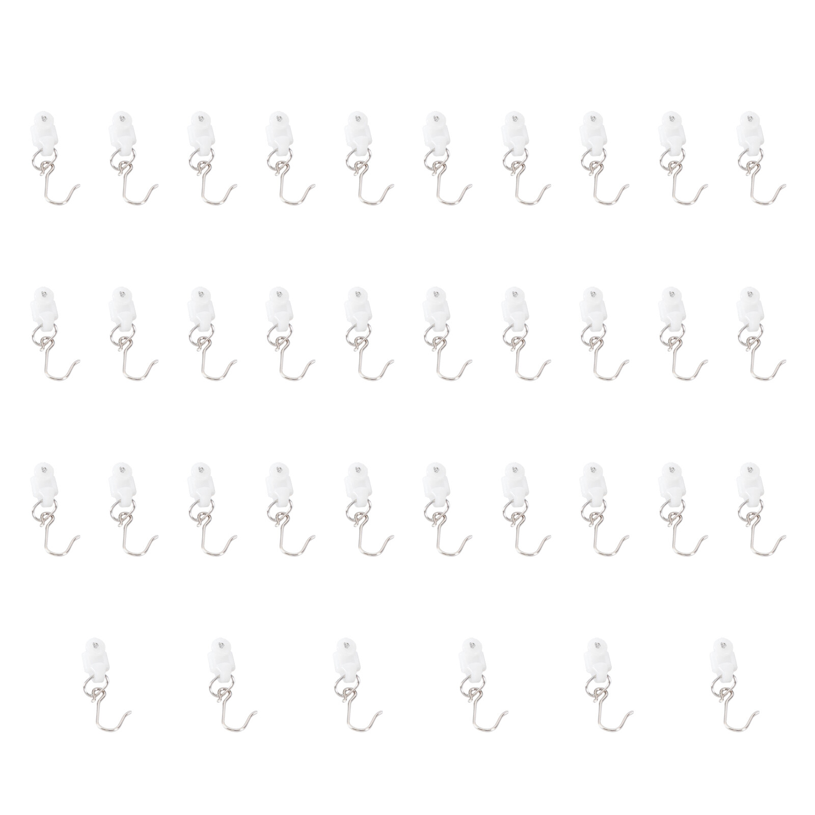 Curtain Track w/ Hooks 9ft-12ft Aluminium Ceiling Mount Curtain Tracks Scalable