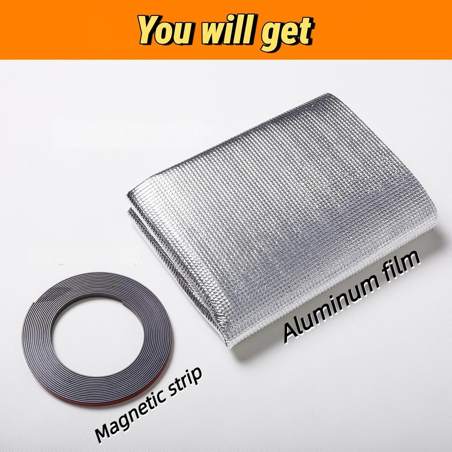 Magnetic Window Insulation Kit Suitable for Winter and Summer,Magnetic Strip and