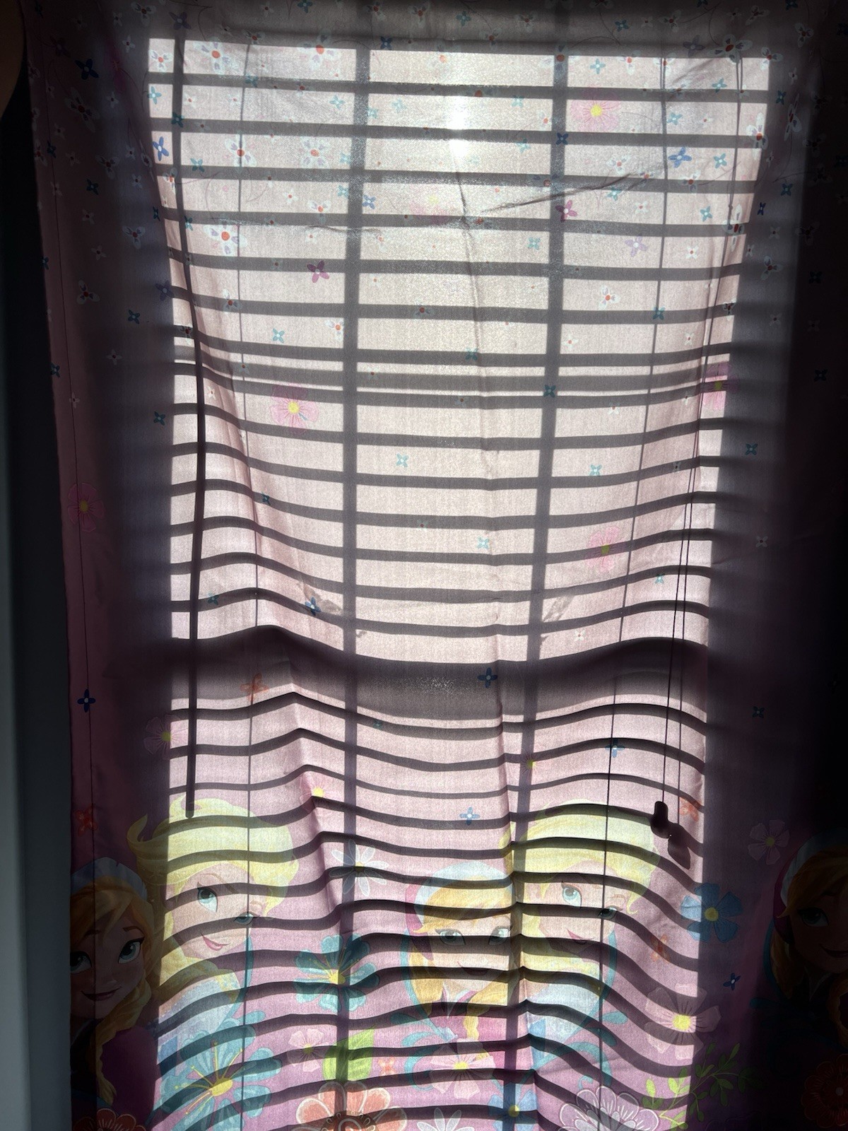 Disney Frozen Curtains 1 Panel Preowned