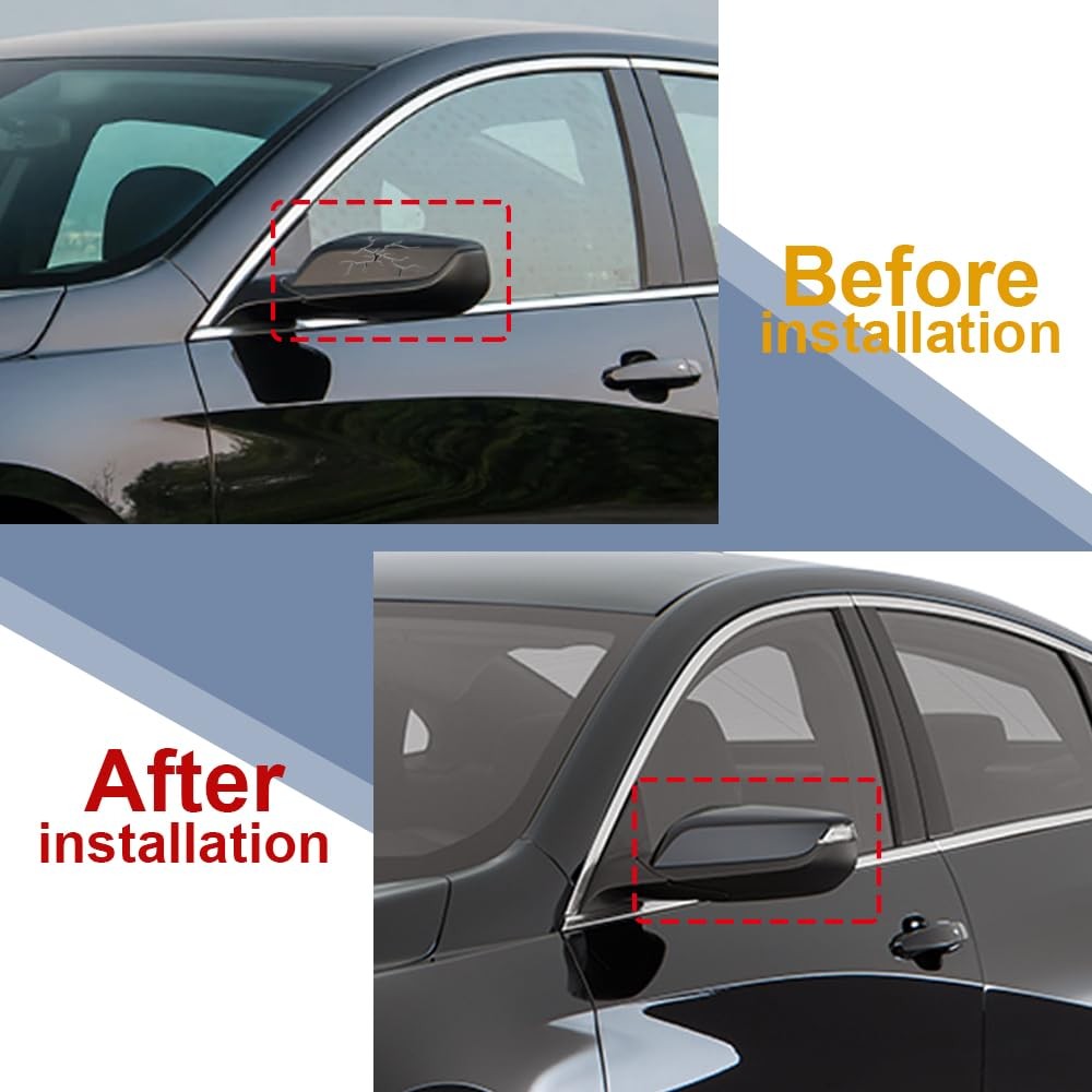 Chevrolet Malibu 2016-2024 Side Mirror Cover Cap Replacement Compatible with