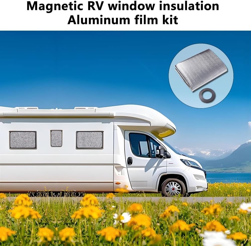 Magnetic Window Insulation Kit Suitable for Winter and Summer,Magnetic Strip and